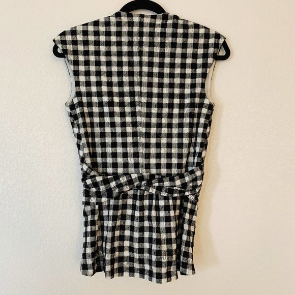 Anthropologie Deletta Gingham Sleeveless Top - Picture 2 of 3